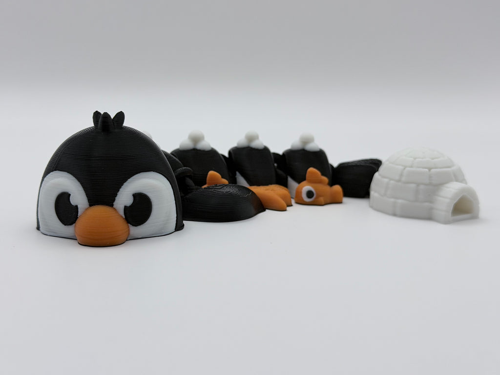 Arctic Flexi Penguin With Igloo