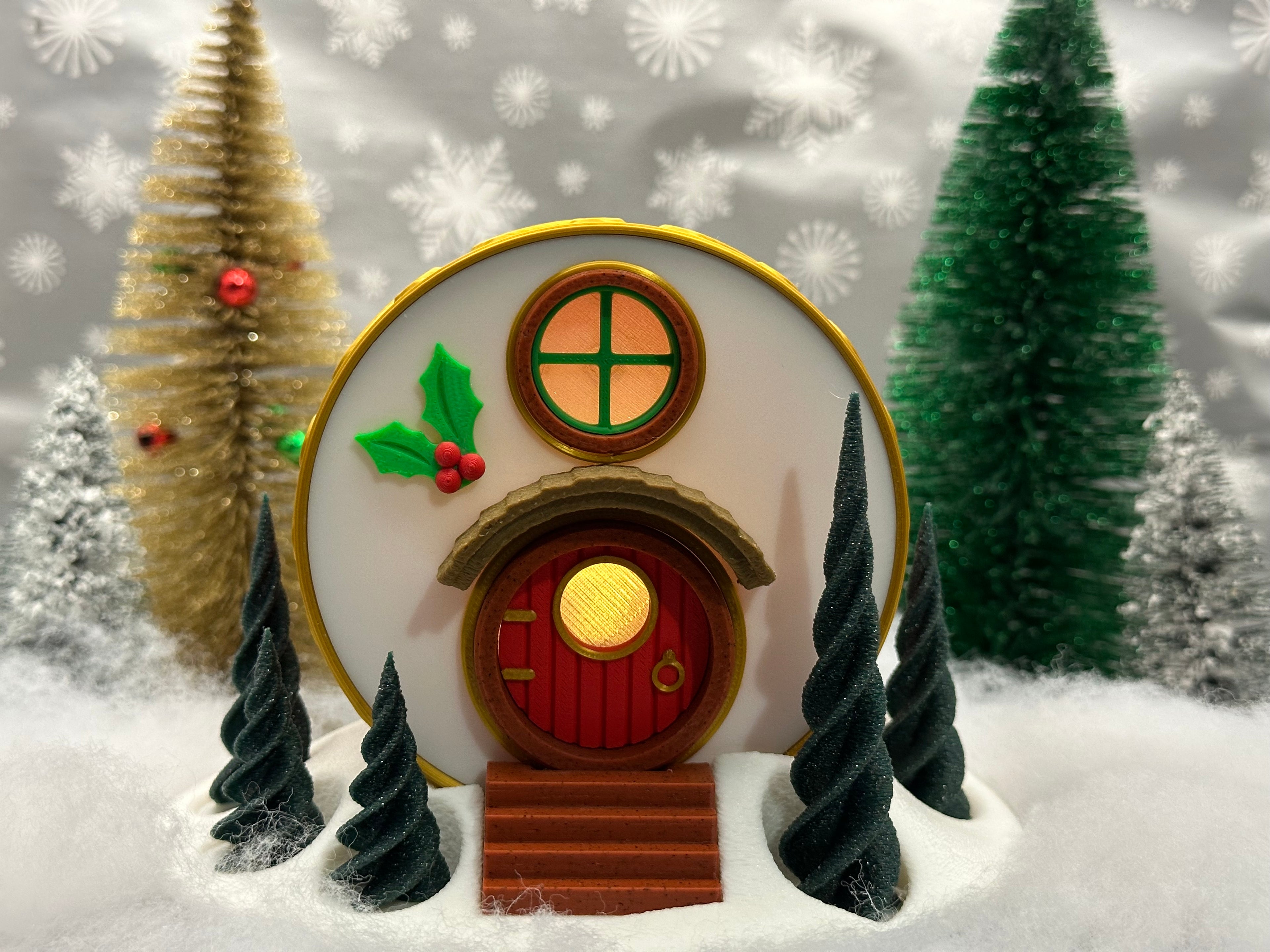 Drum tea light house