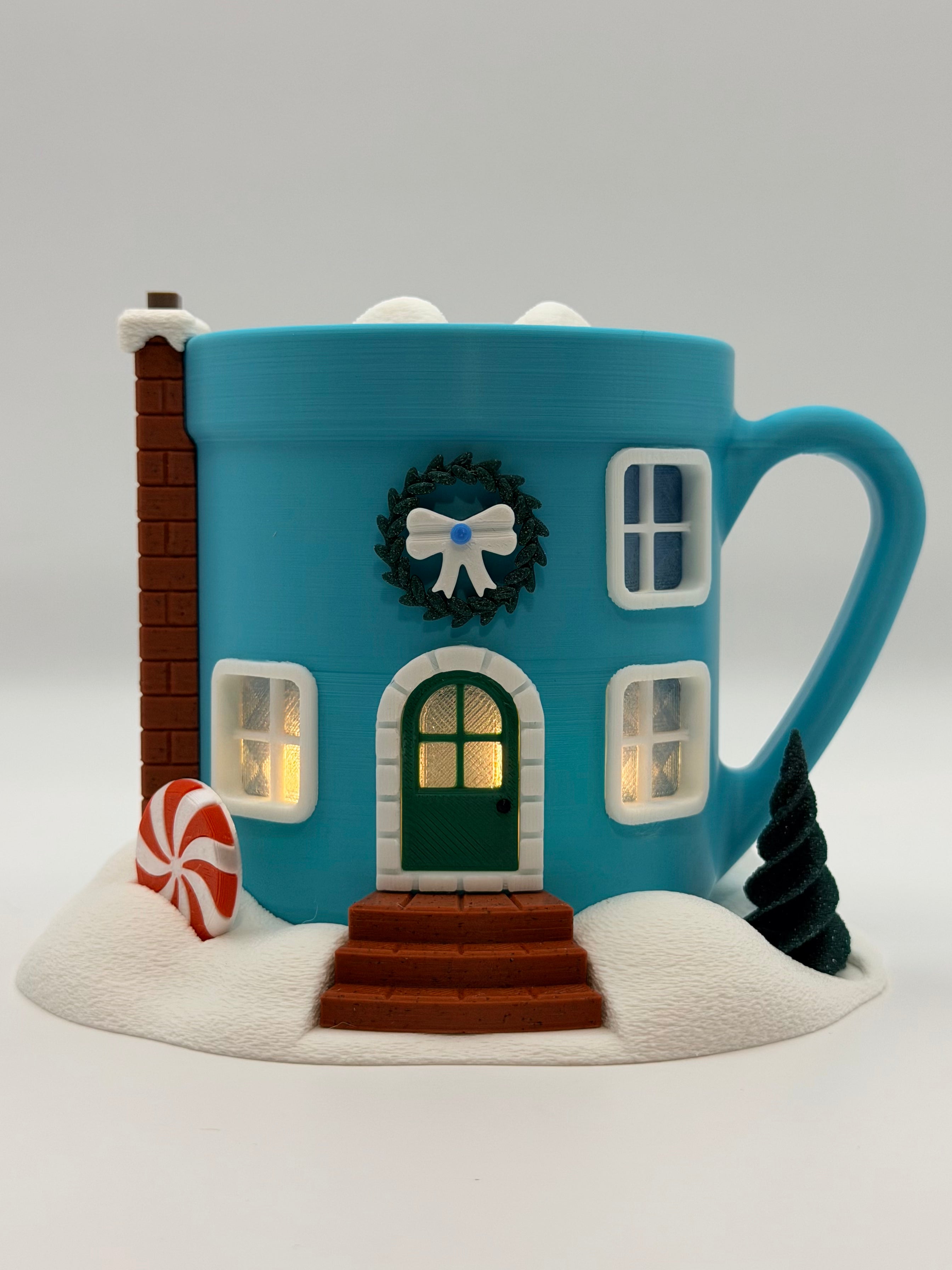3D Printed Hot Cocoa Mug House