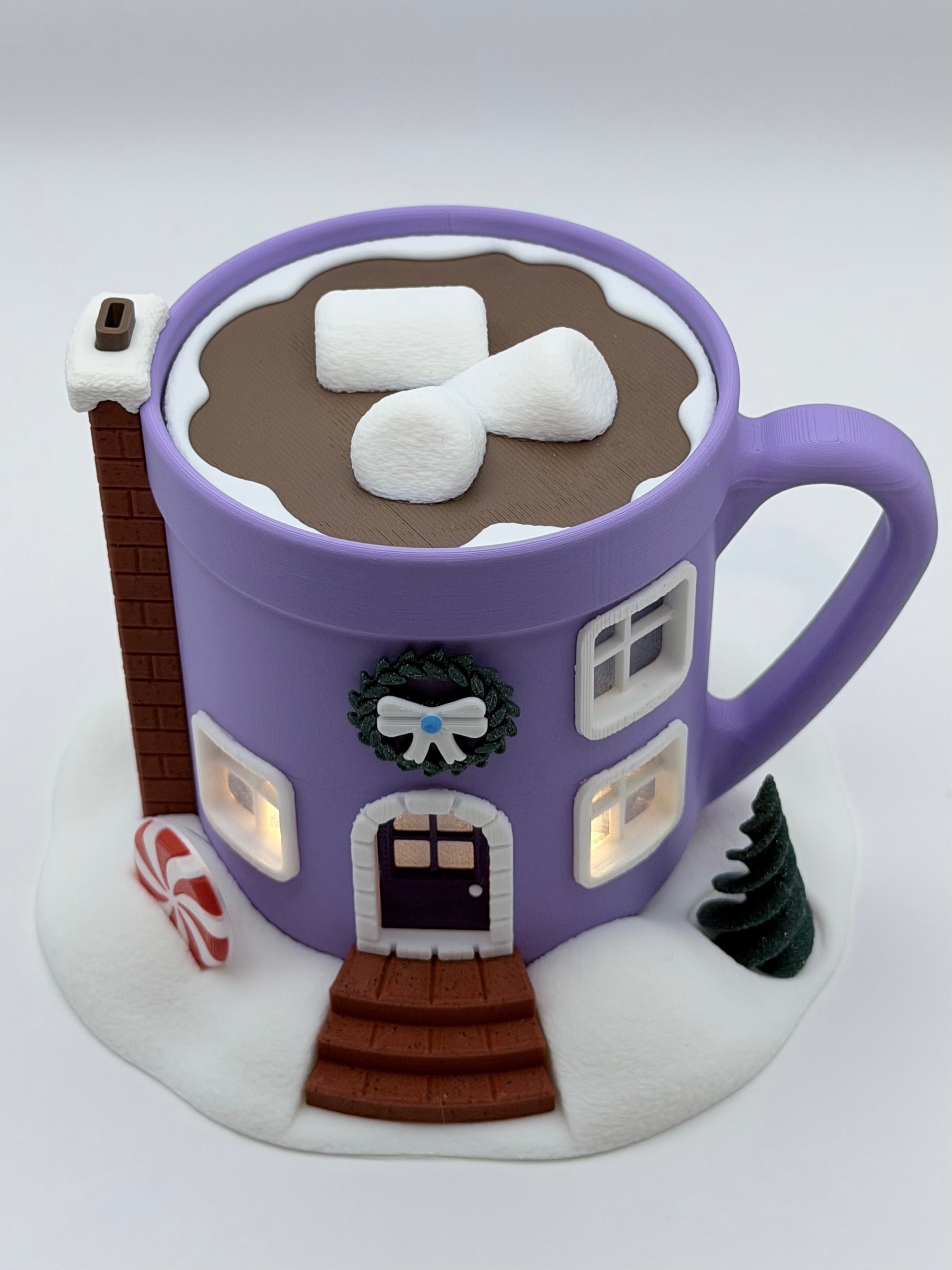 3D Printed Hot Cocoa Mug House