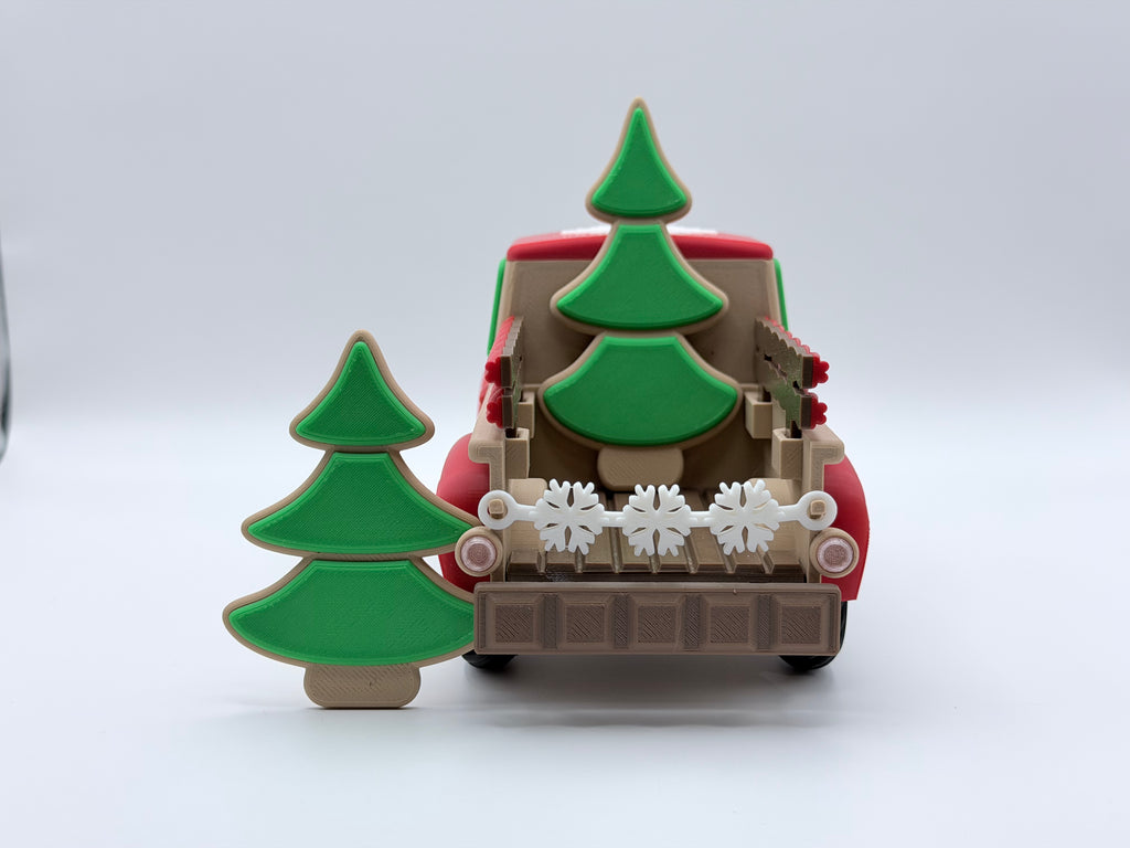 3D Printed Gingerbread Holiday Truck