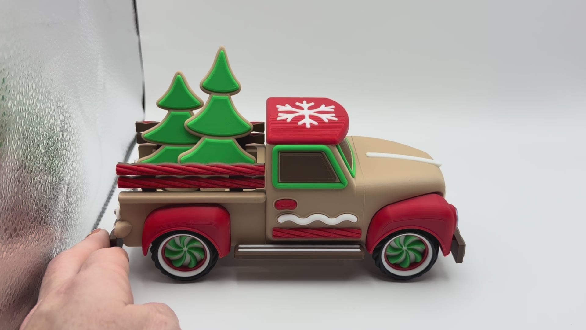3D Printed Gingerbread Holiday Truck